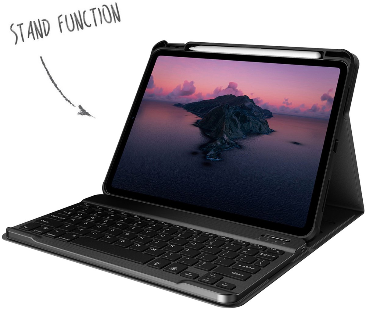 Accezz Tablet Toetsenbord Hoes - Geschikt voor Apple iPad Pro 11 (2022) / Pro 11 (2021) / Pro 11 (2020) / Pro 11 (2018) / Air 5 (2022) / Air 4 (2020) / Air 11 inch (2026) M4 / Air 11 inch (2025) M3 / Air 11 inch (2024) M2 - QWERTY Bluetooth Keyboard — cadeau in Telefoon & Tablet - foto 3