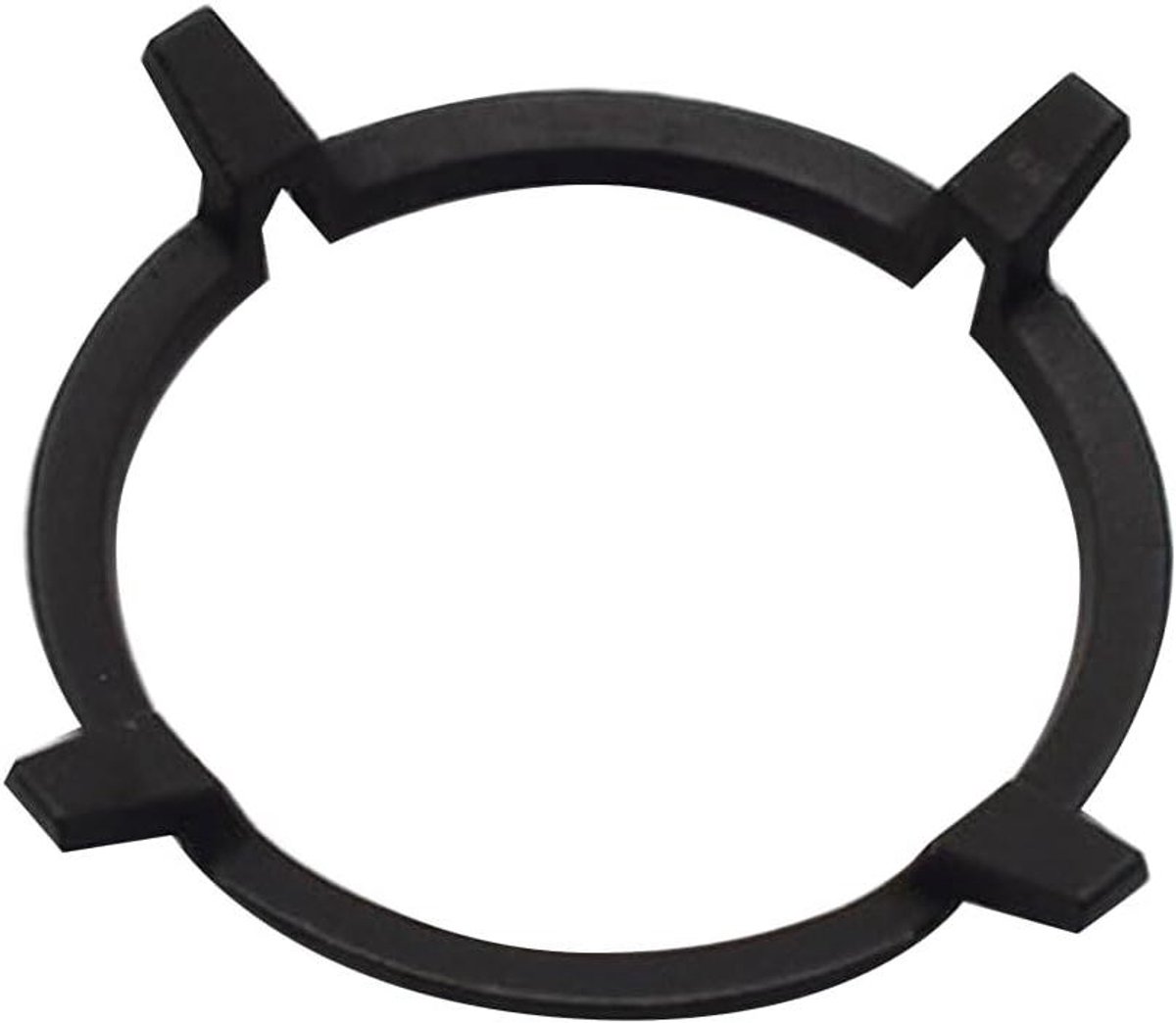 Wok Ring Onderzetter Kookplaat Stabiel Koken Gietijzeren Constructie 14cm Diameter Zwart
