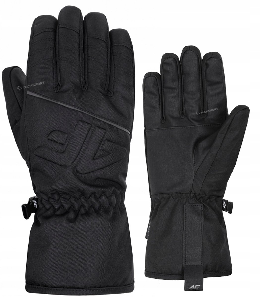 4F Heren Skiwanten Winter & Sport Zwart