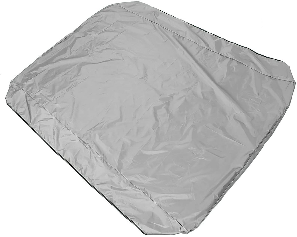 SMOAKEZ- Hoes Luifel Waterdicht - Vervangende Hoes - Schommelhoes - 191 x 120 cm - Verzilverd Polyester Taft - Stofdicht - Luifelhoes