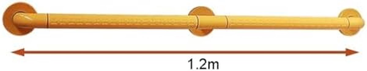 Trapleuning Roestvrij Staal - Veiligheidshandgreep Balkon - Verhoogde Stabiliteit - Verborgen Schroefbevestiging - 80 cm Lengte - Zilverkleurig