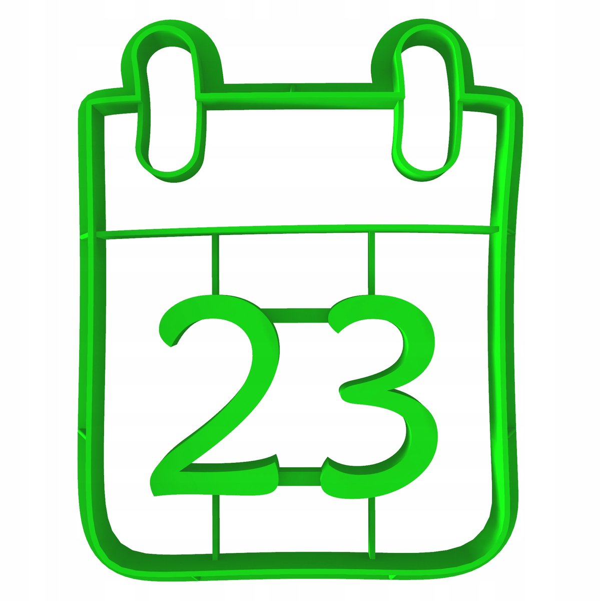 Koekjesvorm Vaderdagkalender 23 - Unieke vormen