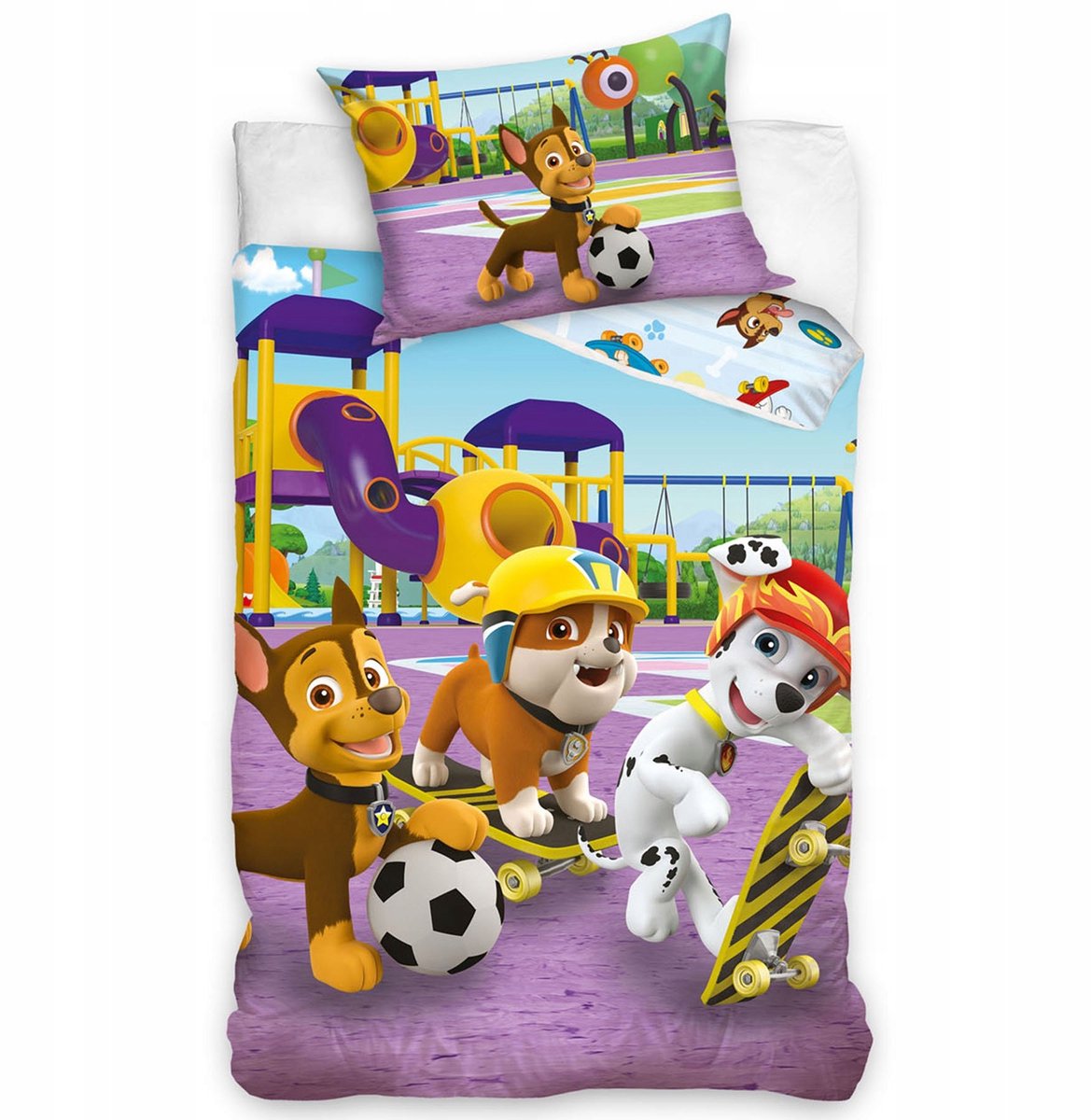 Kinderbeddengoed Honden 160x200 Paw Patrol Papier
