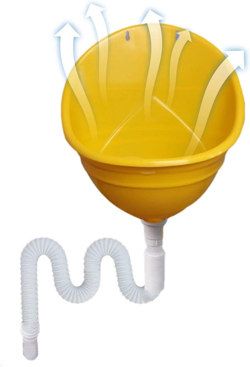 Waterloos Urinoir - Wandurinoir Urine Systeem - Efficiënt Water Besparen - Hygiënisch Urine Scheiden