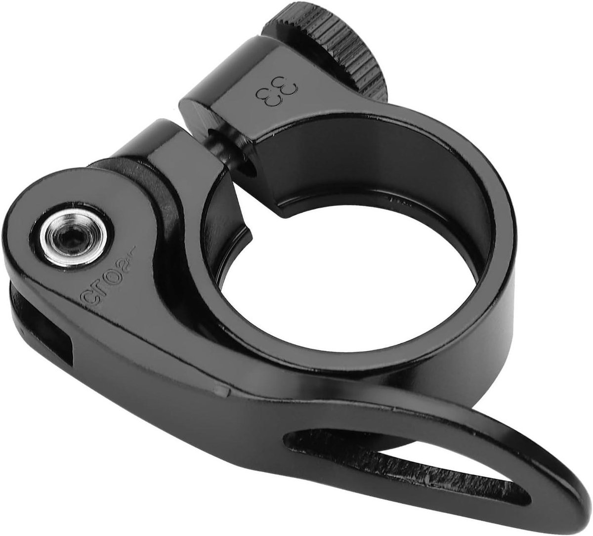 Zadelpenklem - Zadelklem - Fiets Zadel - Snelsluiting - 25.4mm - Zwart