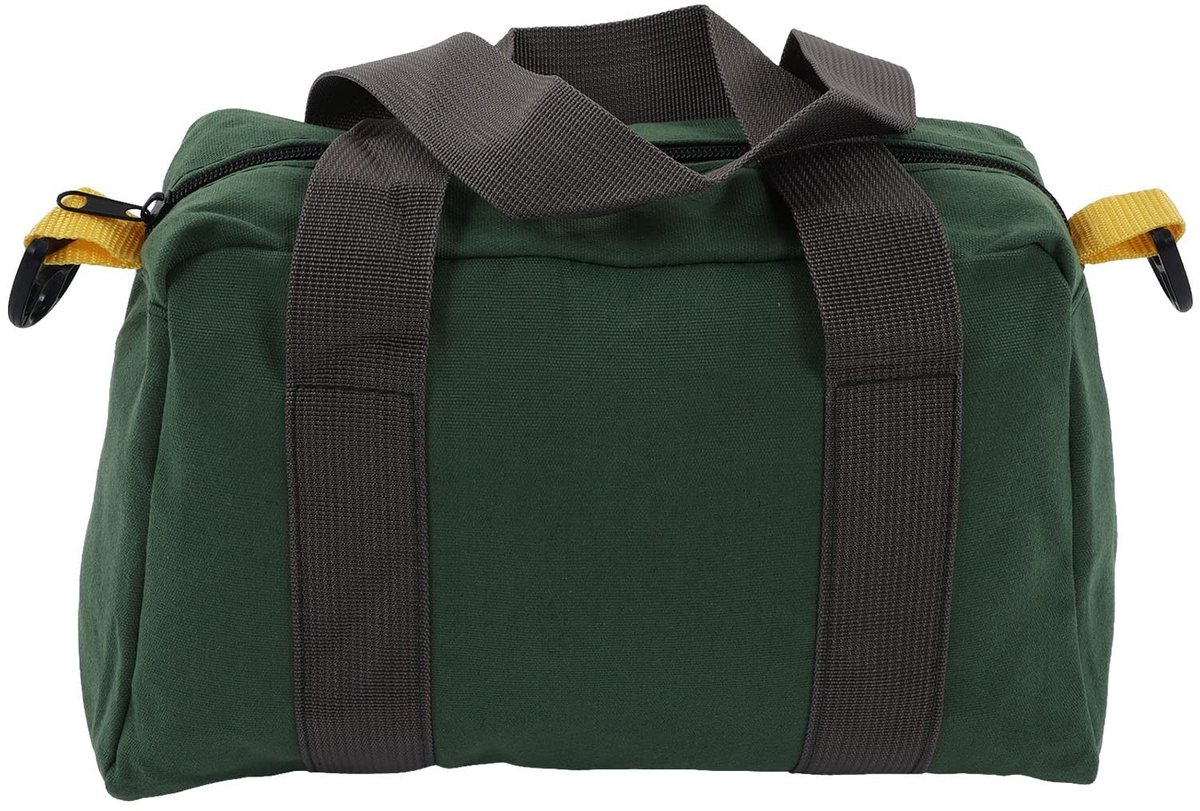 Dailygoods- Gereedschapstas Grote Capaciteit - Canvas Materiaal - Waterdicht - Brede Opening - Slijtvast - Robuuste Rits - Werktas
