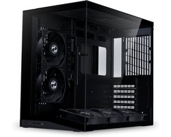 Computer Behuizing - PC Kast - Componenten Beschermen - Vooraf Geïnstalleerde Ventilatoren - Mid Tower - Zwart