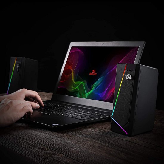 Upgrade je Geluidservaring met de R40 Computer Speakers - 2.0 USB Powered PC Speakers met Bluetooth 5.3! van Lenovo — afbeelding 4