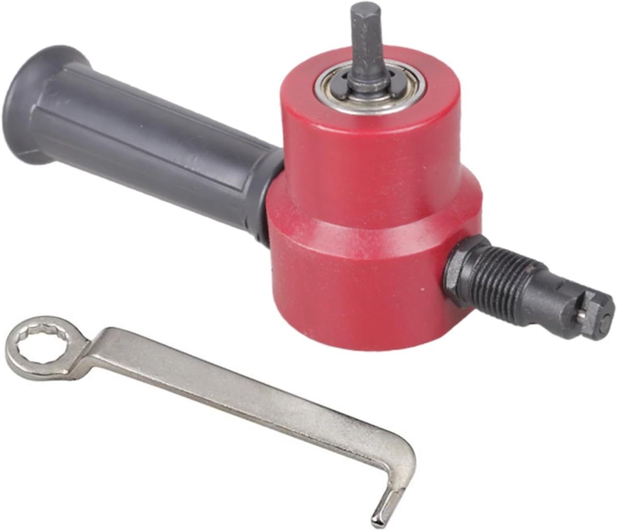 Metaal Snijder - Plaatwerker Tool - Metaal Bewerken - Dubbele Snijkoppen - Min 12mm - Rood