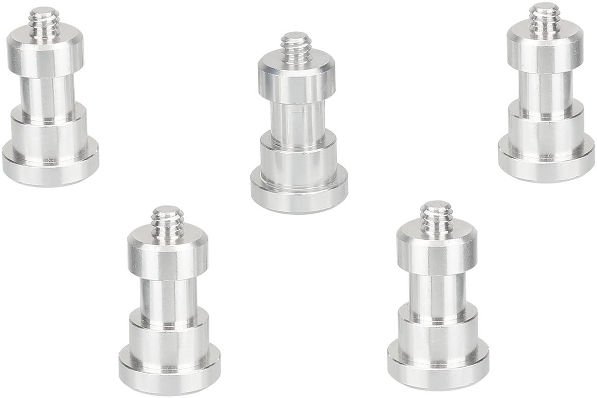 BRENZOOS - 1/4"-20 Schroefadapter Buitendraad naar Binnendraad (5 stuks)