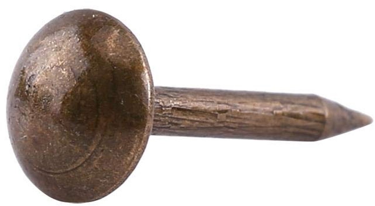 Dailygoods- Kopspijkers 100 Stuks - Decoratieve Spijkers - Vintage Meubels - Punaise voor Bank/Bed - 9 Stijlen Beschikbaar - 6x14 mm - Stoffeernagels