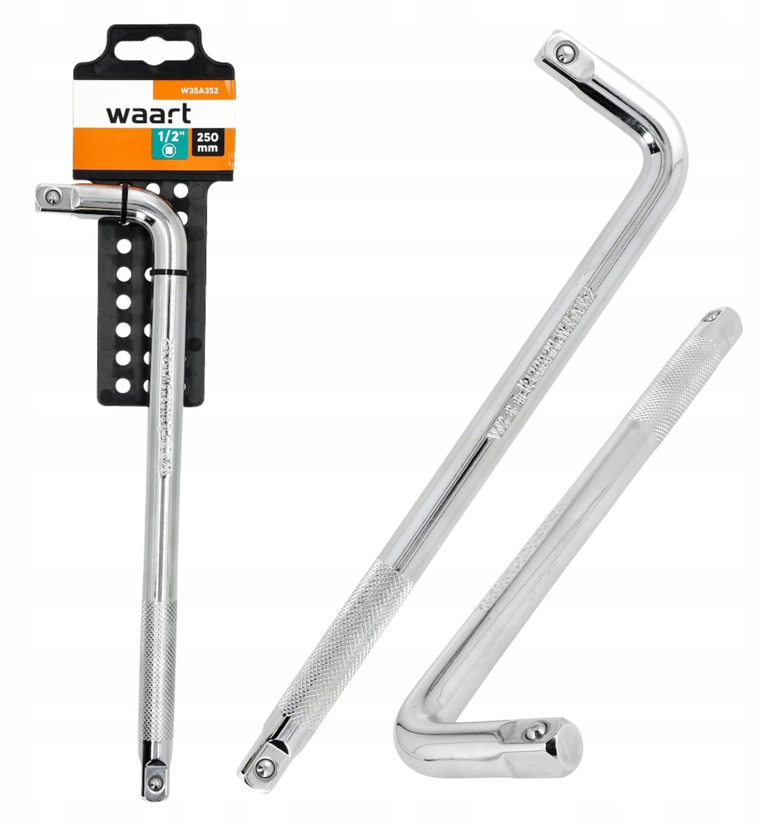 Waart L-sleutel 1/2" 250mm - Krachtige momentsleutel voor werkplaats