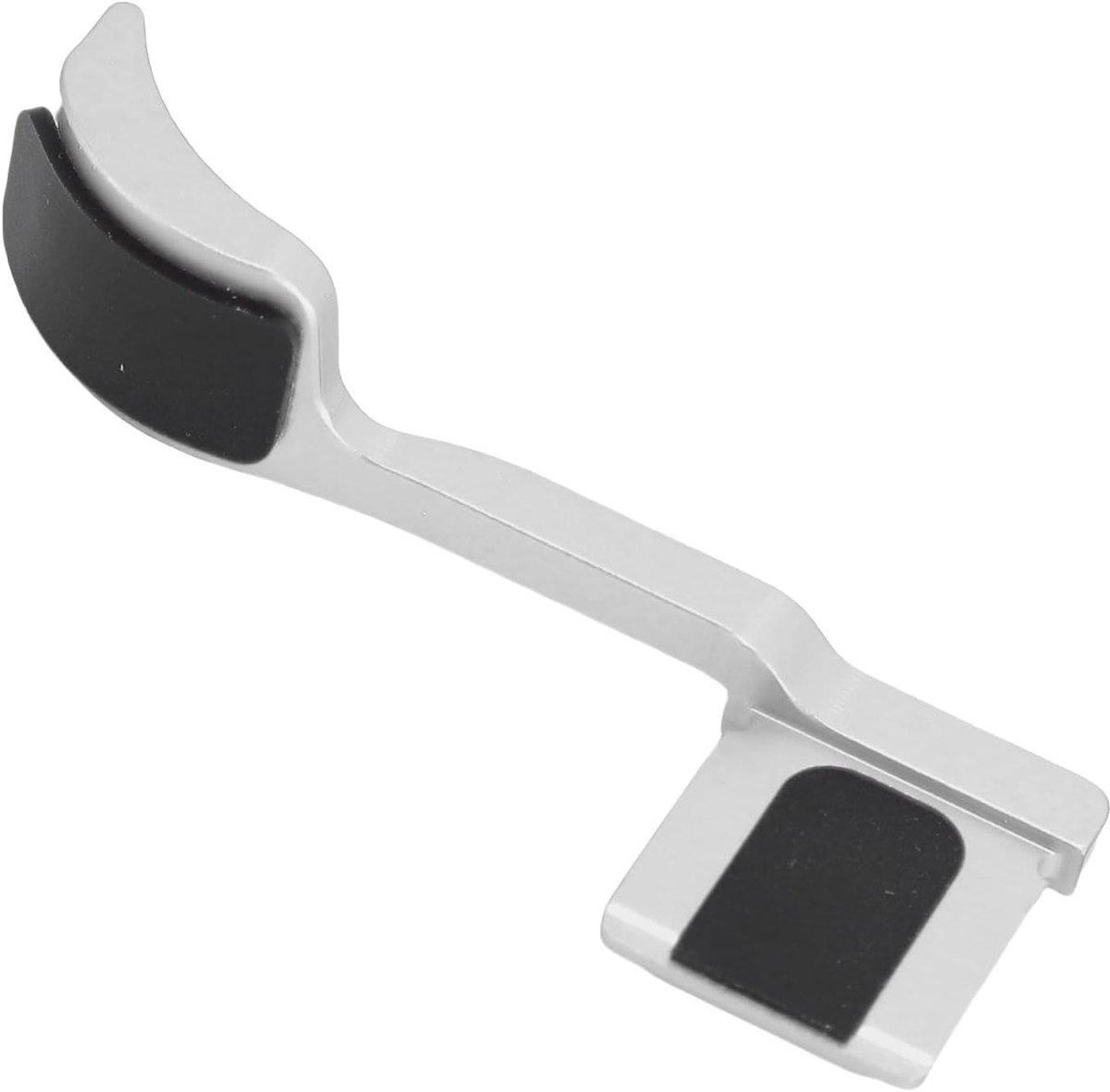 Duimgreep Camera - Handgreep Omhoog - Betere Fotografie - Aluminium Constructie - 9x7x2 cm - Zilver