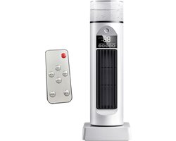 Airco Ventilator - Persoonlijke Koeler - Thuiswerken Comfort - Mist Verkoeling - 37 cm Hoog - Wit