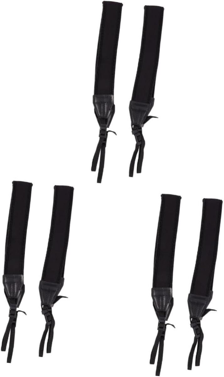 Draagriem Set - Camera Koord - Apparaten Dragen - Verbreding Comfort - 3 Stuks - Zwart