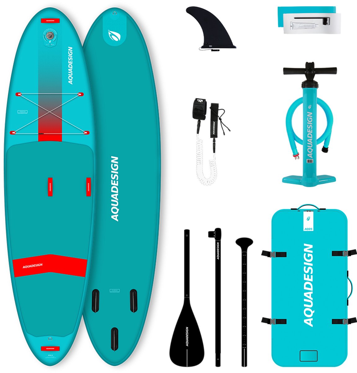 Iota Opblaasbaar SUP-board voor beginners en scholen – 305 x 79 x 13 cm – Fusion Dropstitch – drie vinnen