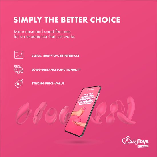 EasyConnect - Boules de Kegel vibrantes Stella contrôlées par application