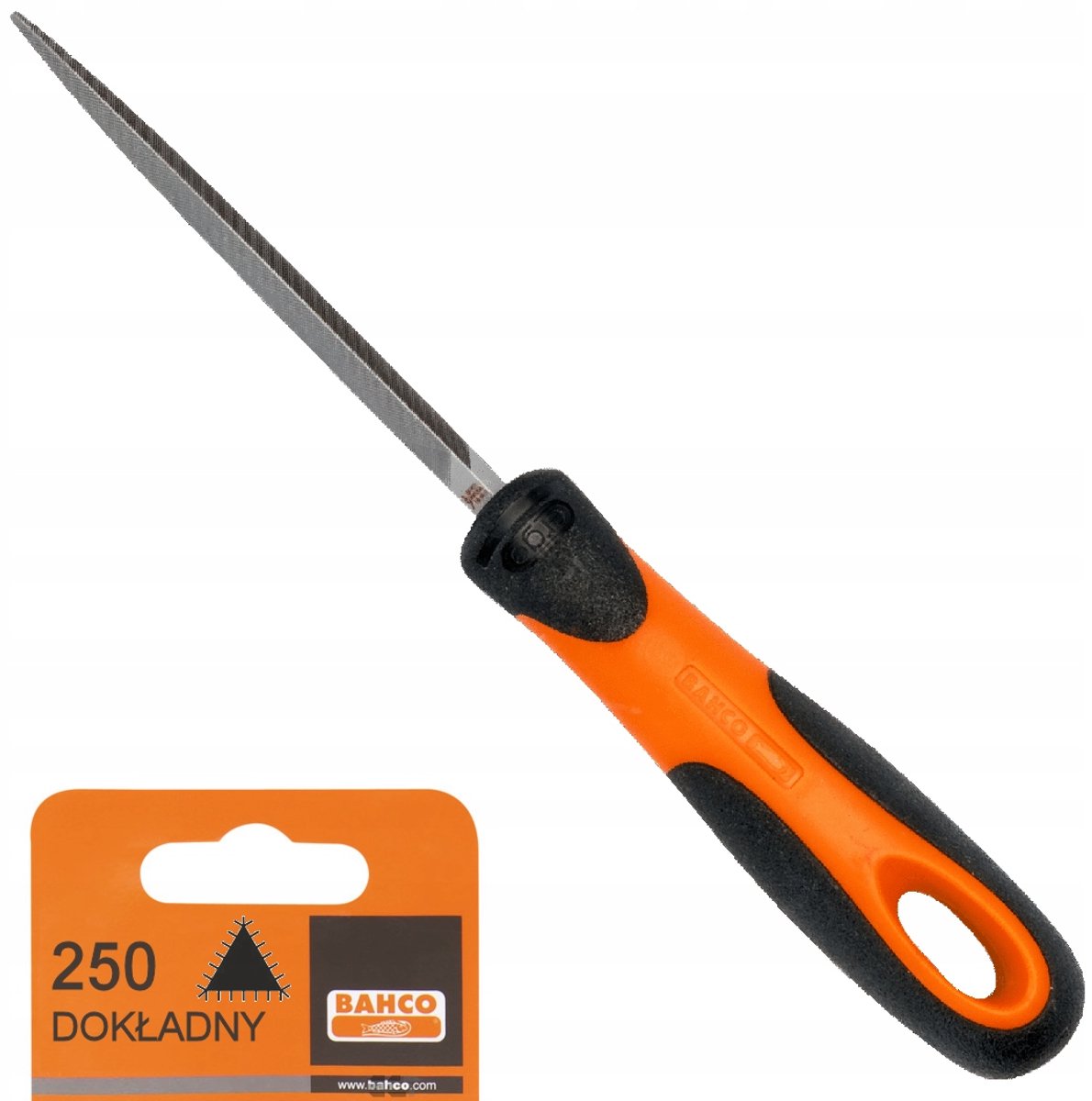 Bahco vijl driekant 6 inch halfzoet met hecht - 1-170-10-2-2
