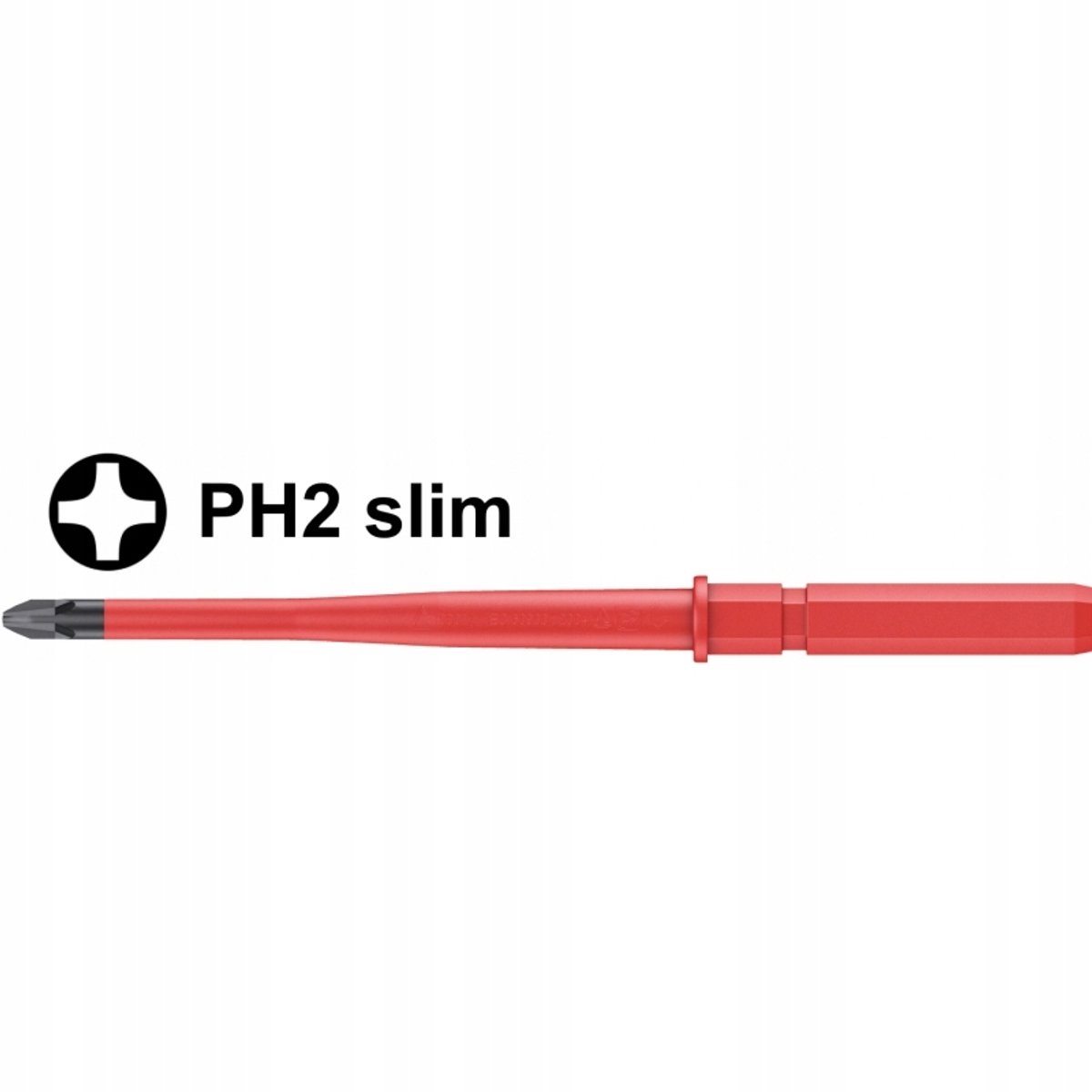 Wera Wisselstift Slim PH2 VDE 62 iS 154mm - Geïsoleerd