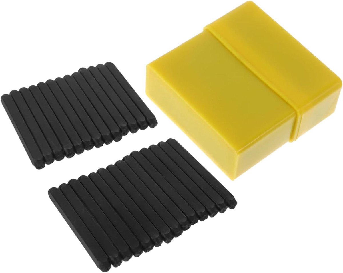 Stempelset Metaal - Letterpons Set - Metaal Bewerken - Koolstofstaal Constructie - 27 Delig - Diverse Kleuren