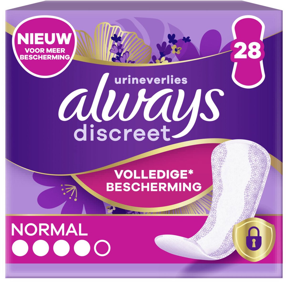 Always Discreet Normal Inlegkruisjes Urineverlies 28 stuks