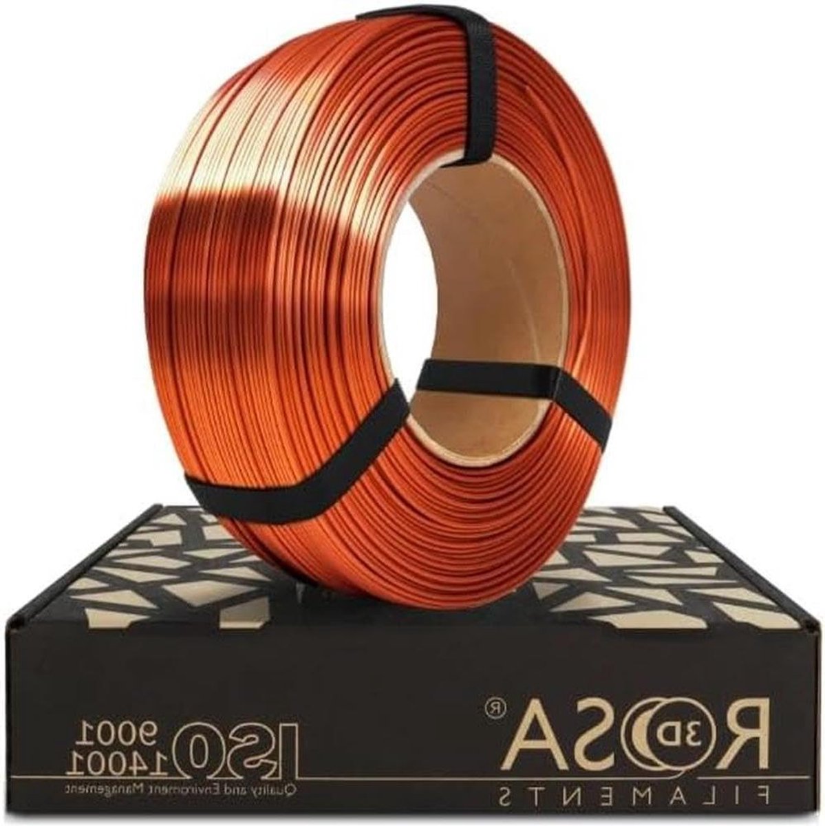 3D Printer Filament - Zijde PLA - Creatief Printen - Biologisch Afbreekbaar - 1.75 mm 1 kg - Koper