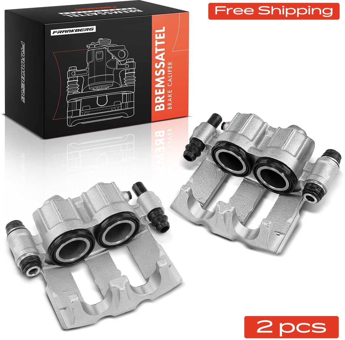 Frankberg 2x Remklauw Voor voor Volvo 740 760 Kombi 780