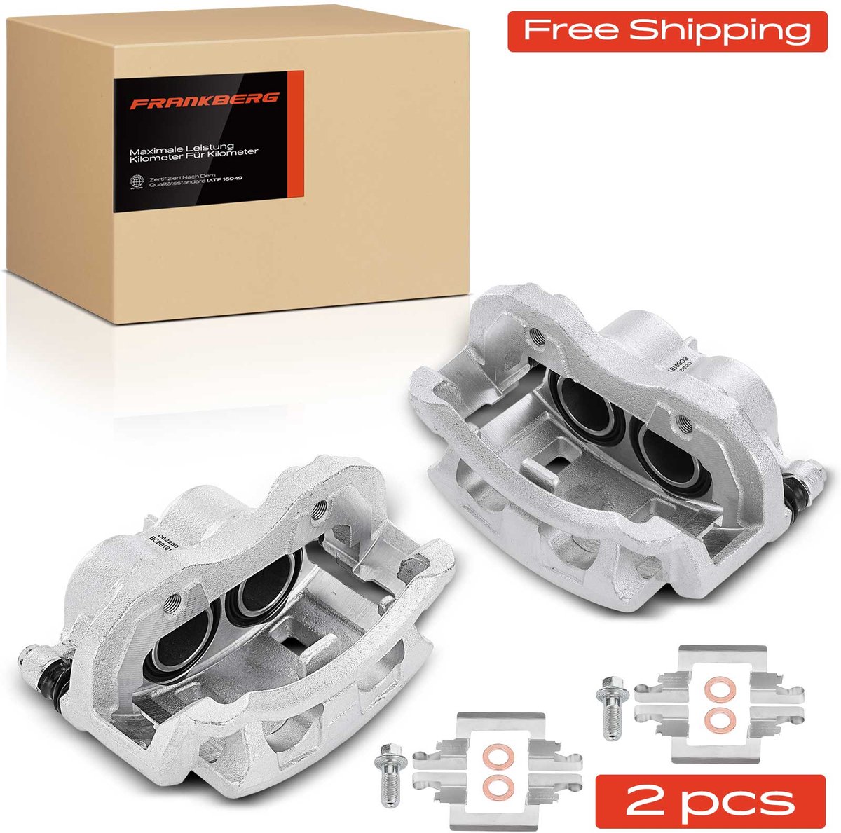 Frankberg 2x Remklauw Voor voor Nissan Pathfinder 2 INFINITI QX4