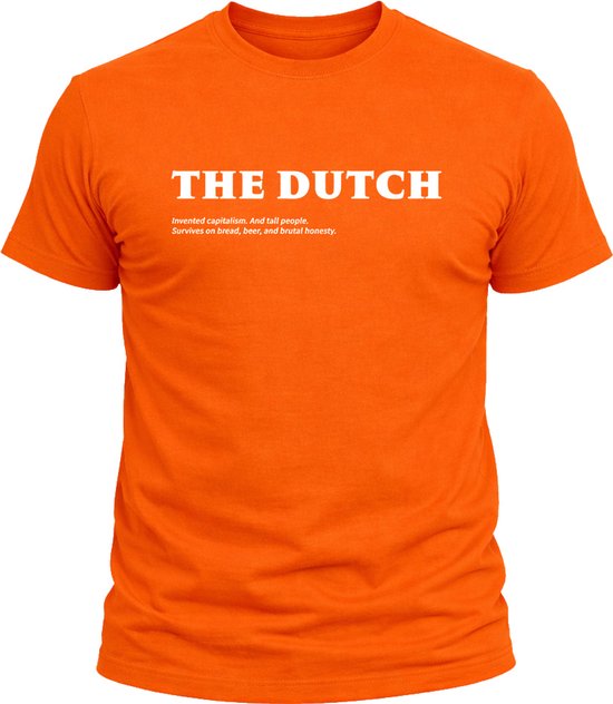 Koningsdag T‑shirt – “The Dutch” – Grappig Design