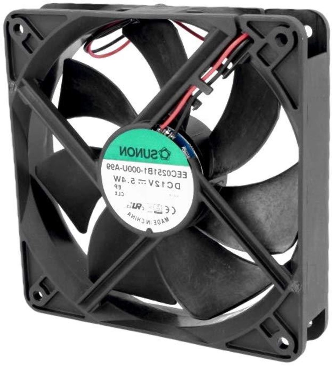 Computer Ventilator - Koeler PC - Component Koeling - Kogellager Duurzaam - 120x120x25mm