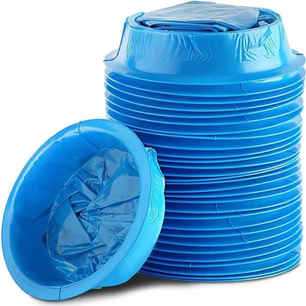 Braakzakjes - Misselijkheidszakjes - Reisziekte - Lekvrij ontwerp - 1000 ml - Blauw