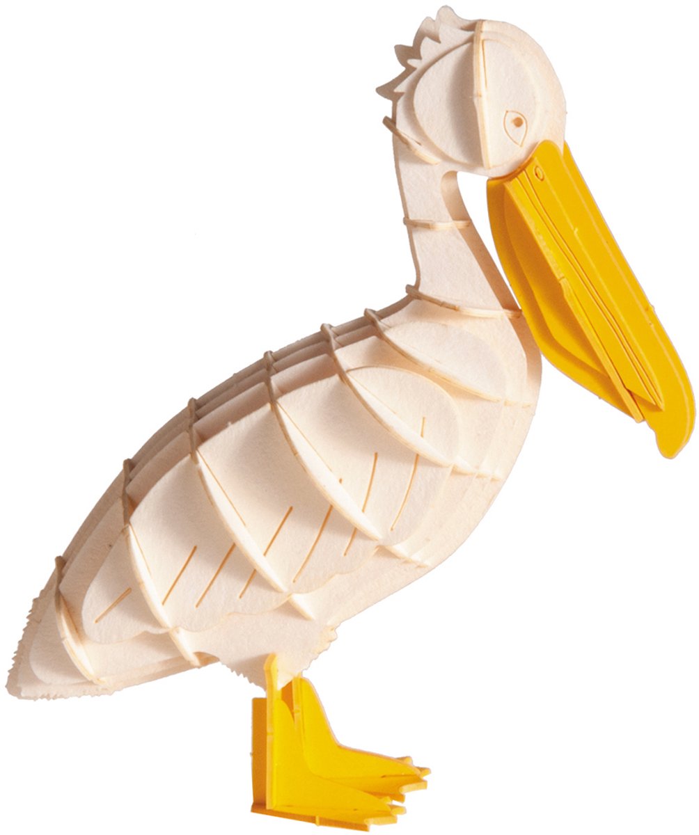 FRIDOLIN 3D Papier Model - Pelikaan.