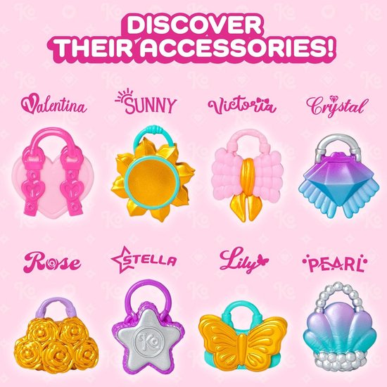Verzamelpop Victoria - Mode pop - Spelen en verzamelen - Drie gezichten - Eén maat - Meerkleurig — afbeelding 4