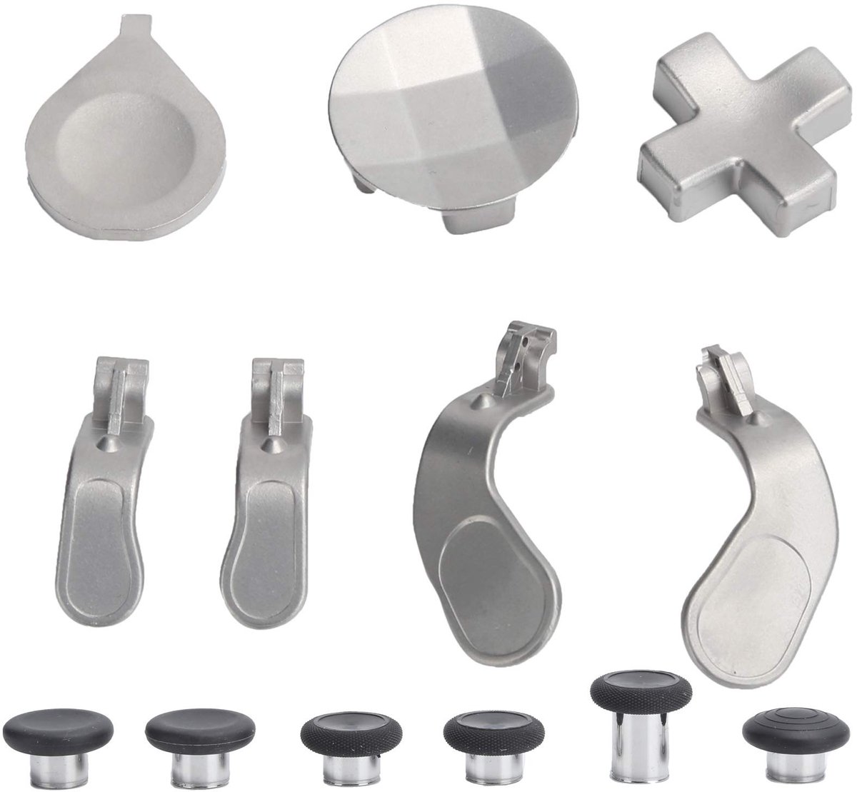 Allecto - Game Controller Paddles Set voor ONE ELITE Series 2 - Vervangende Thumbsticks en D-Pads