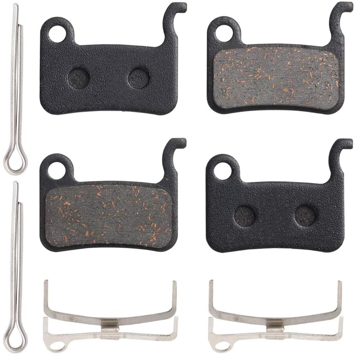 Allecto - Stuks Resin Semi-Metalen Remblokken voor Mountainbike, Hydraulische Schijfremmen