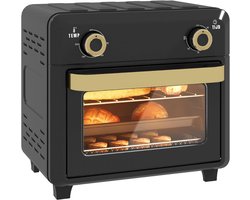 RVV® Heteluchtoven - Oven - Airfryer Oven - 10 Liter - Zwart - 32cm x 28cm x 30cm