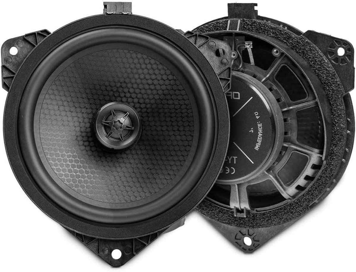 Auto Luidsprekers - Coaxiaal Systeem - Verbeterd Geluid - Plug & Play Installatie - 17 Cm Diameter