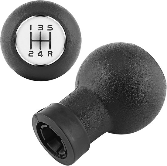Pookknop Vervanging - Versnellingspook Hoofd - Auto Interieur - 5 Versnellingen Met Achteruit - Zwart — afbeelding 2