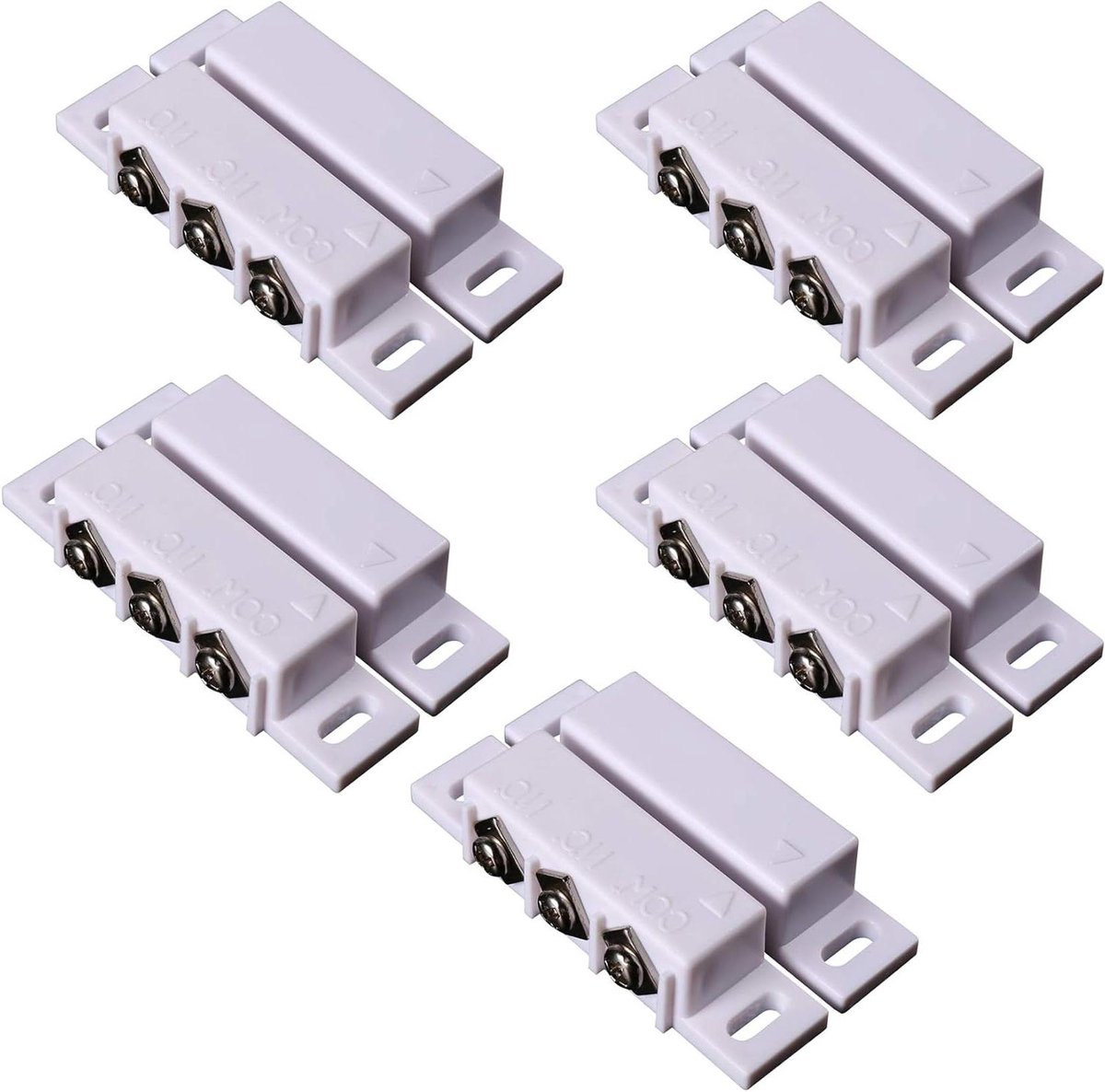 Magnetische Deurcontacten - Raam Alarm - Beveiliging Huis - Normaal Open Gesloten - 64x19x13mm