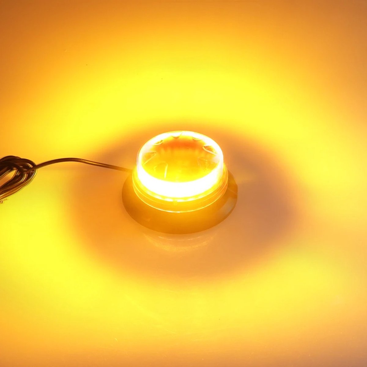 Je Huis LED Zwaailamp Blauw 24W – Magnetisch Waarschuwingslicht 12V/24V met 360° Stroboscoop voor Auto, Truck en Hulpdiensten