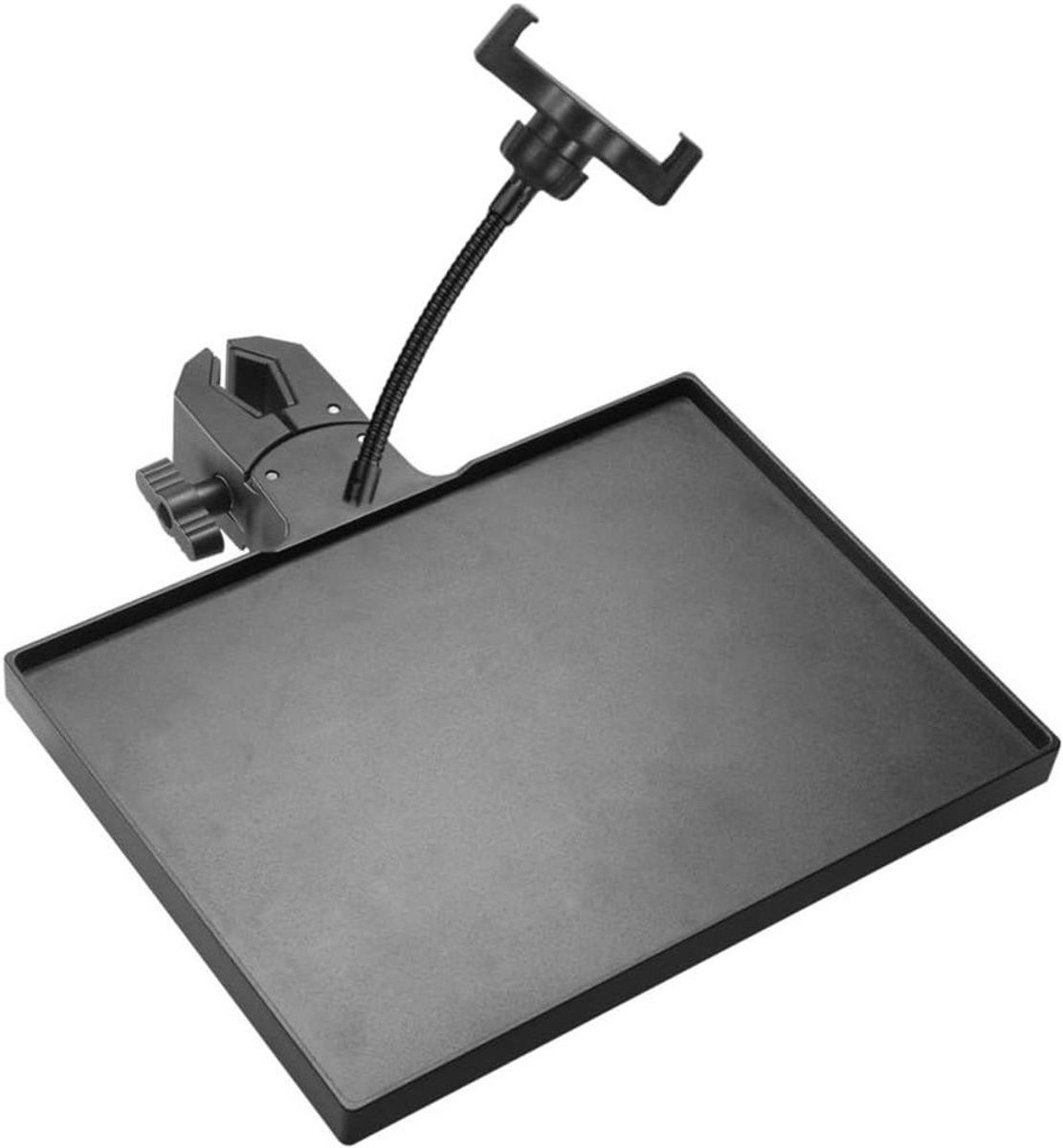 Microfoon Accessoire Lade - Opbergplateau - Muziek & Opnames - Gereedschapsvrije Montage - 23 x 17 x 4 cm - Zwart