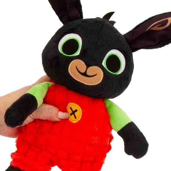 Pluche Bing Figuur - Knuffel Konijn - Spelen en Knuffelen - Gemaakt van Gerecycled Materiaal - 25 cm - Veelkleurig — afbeelding 2