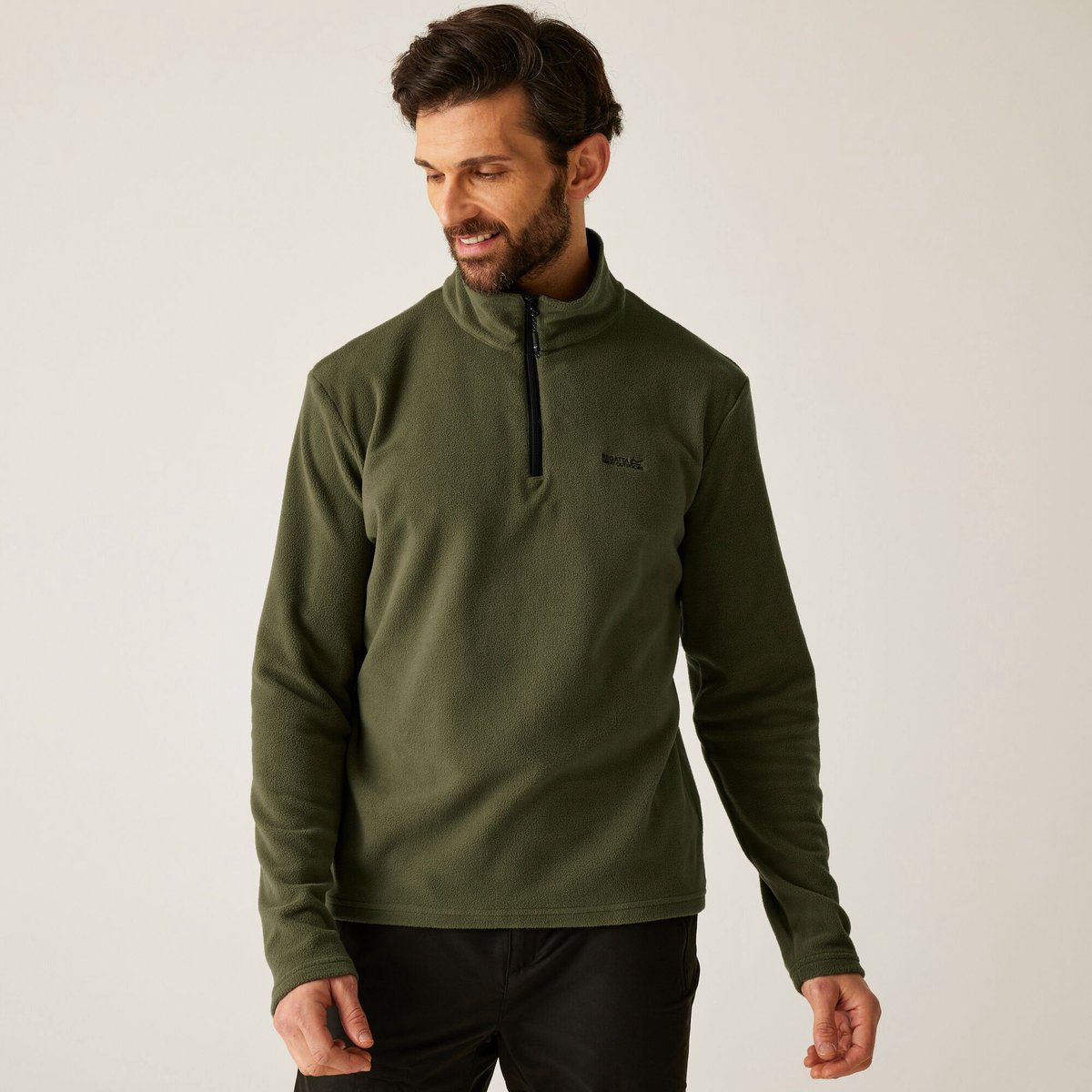 Fleece Heren Wandelen Thompson Grenate
