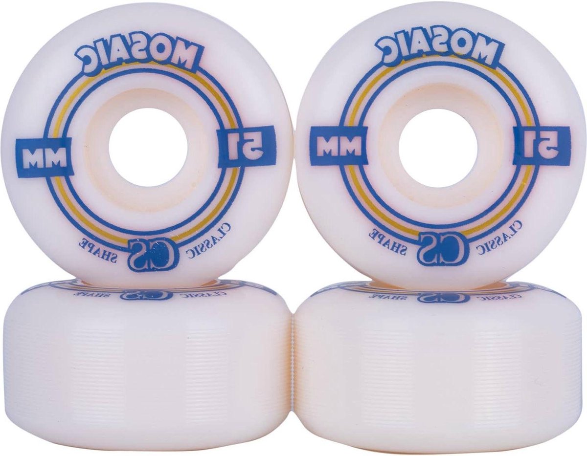 Skateboard Wielen Scooter Wielen Skaten Hard Composiet Materiaal 51 mm 101a Veelkleurig