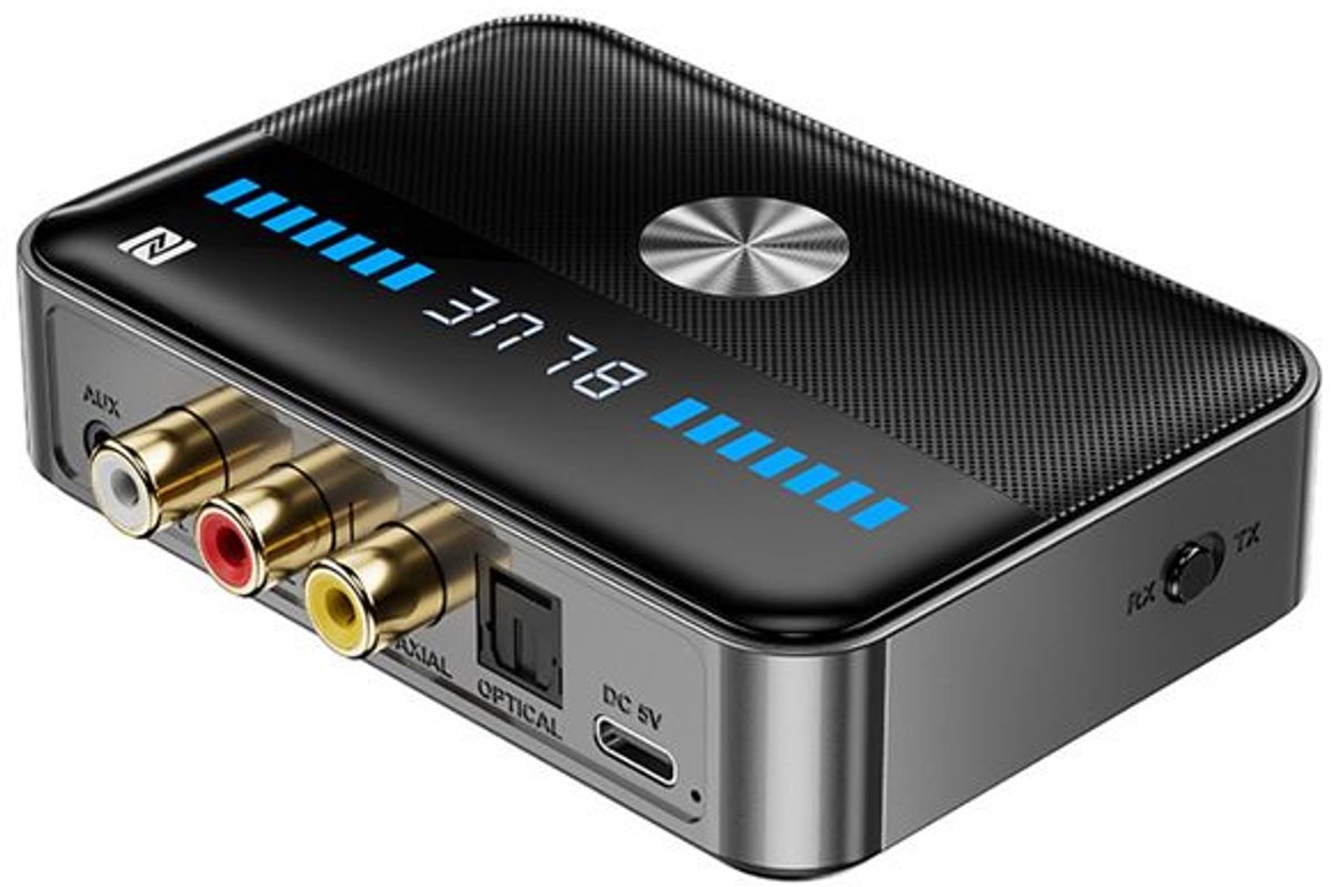 Zeer gevoelige Bluetooth 5.3 NFC-zender/ontvanger stereo-audioadapter