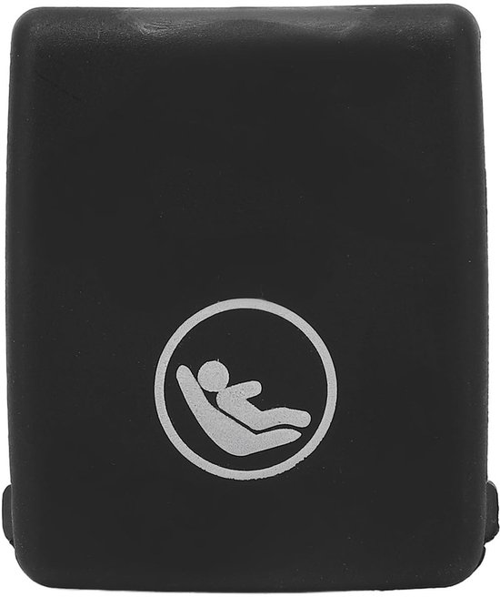 Dailygoods- ISOFix Cover Duurzaam - Geschikt voor Modellen 2017-2022 - Luxe Zwart Ontwerp - Betrouwbare Oplossing - Bescherming Kinderankers - Kinderzitje