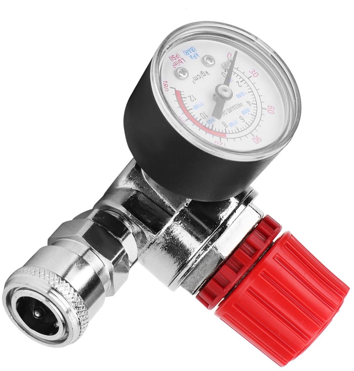Dailygoods- Drukregelaar 0.8 mpa - Drukregelaar Compressor - Drukregelaar Water - Reduceerventiel - Hoge Precisie - Zinklegering