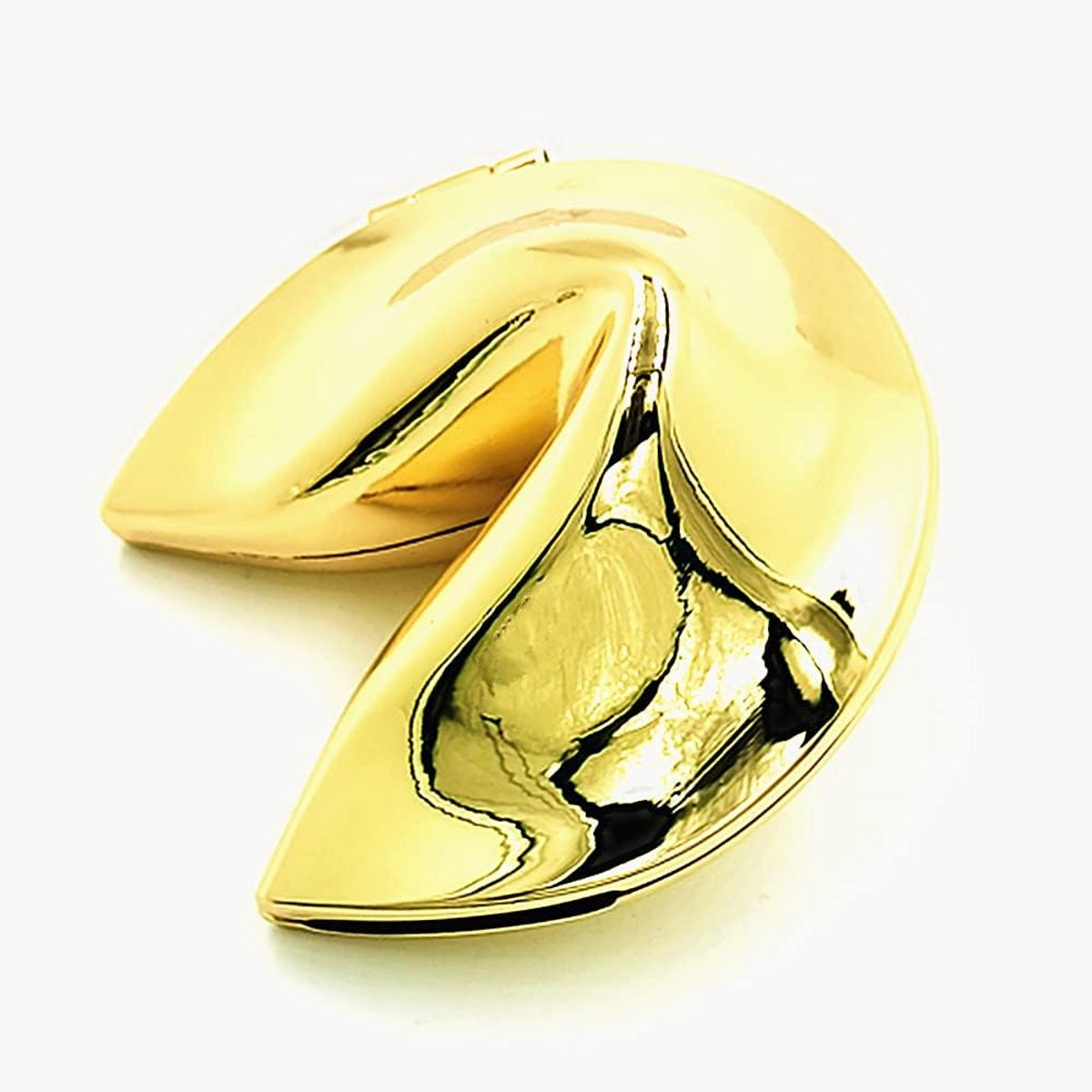 Metalen Opbergdoos - Decoratieve Doos - Cadeau Geven - Handgepolijst Oppervlak - 7 cm Diameter - Goud