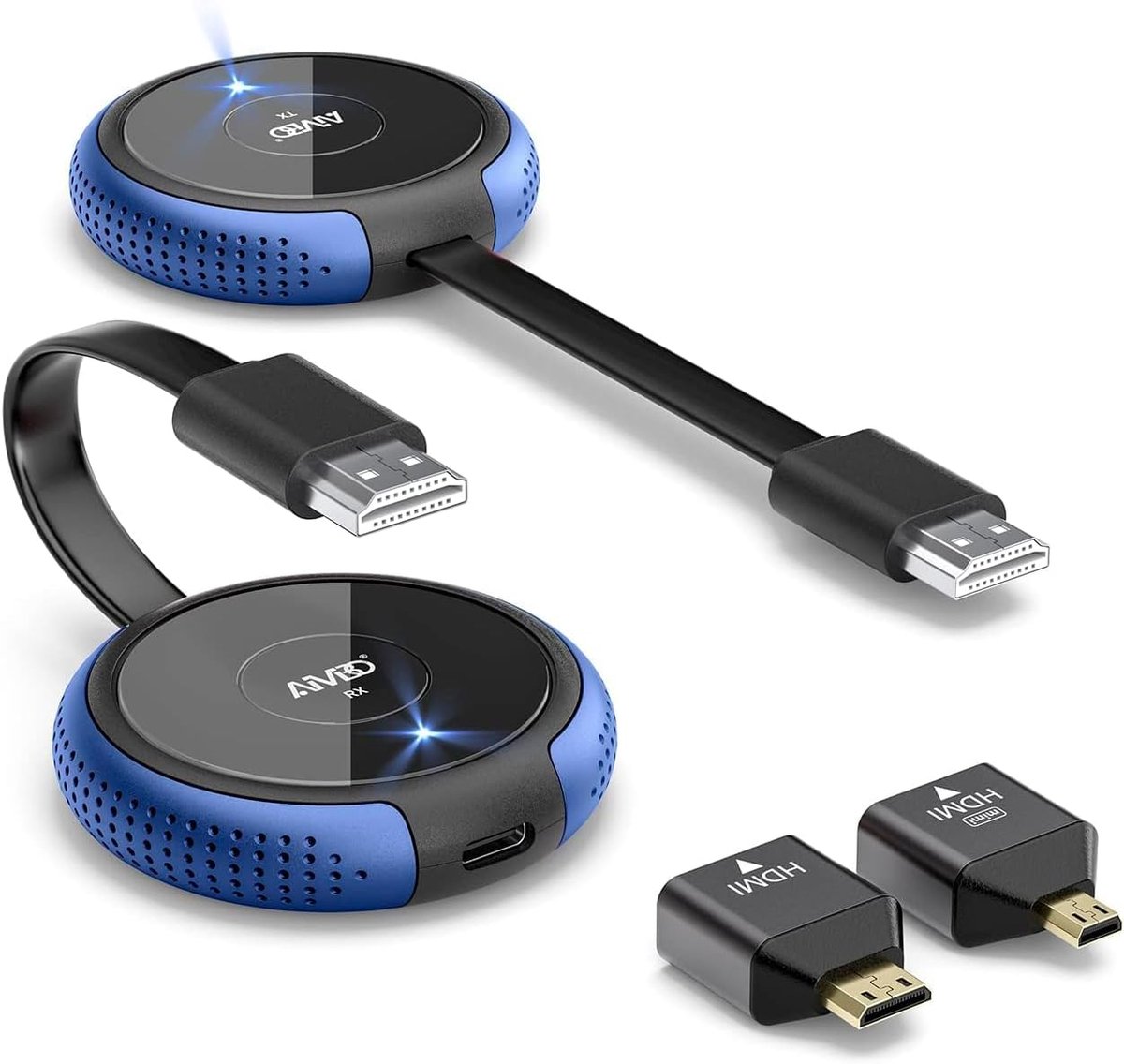 Draadloze HDMI Zender Ontvanger 4K 5G - 50M/165FT Low Latency voor TV Monitor Projector