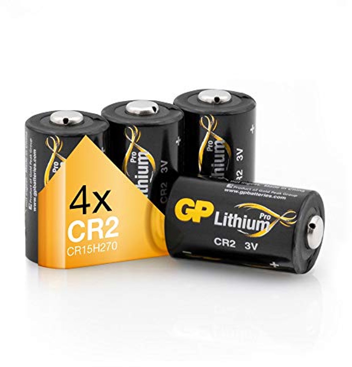 Lithium Batterijen - CR2 Stuks - Energie Voor Apparaten - Lange Opslag - 4 Stuks - Zilver